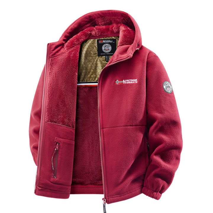 Andres Fleece-Lined Hooded Jacket