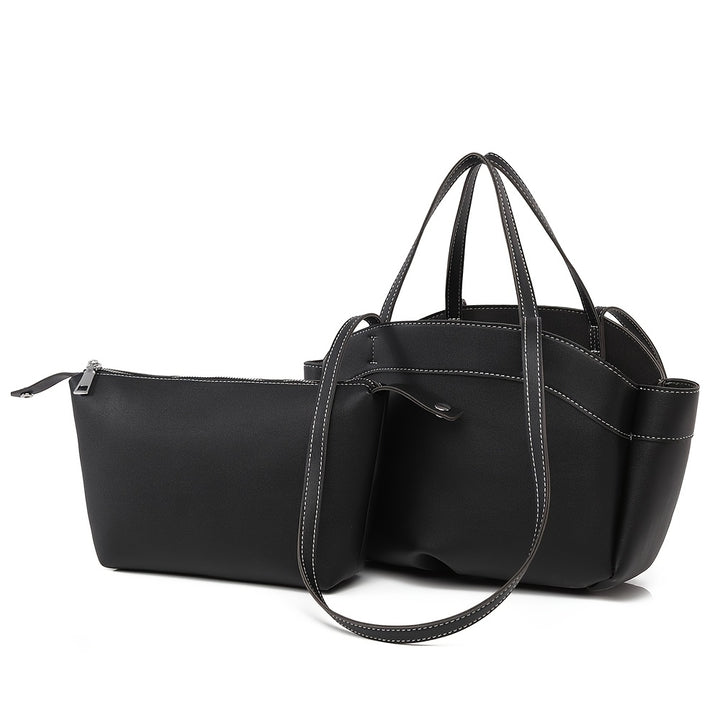 Isla Structured Tote Bag & Pouch Set