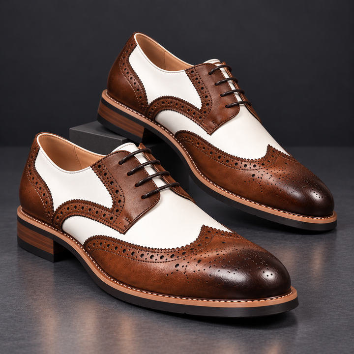 Nico Brogue Leather Oxfords