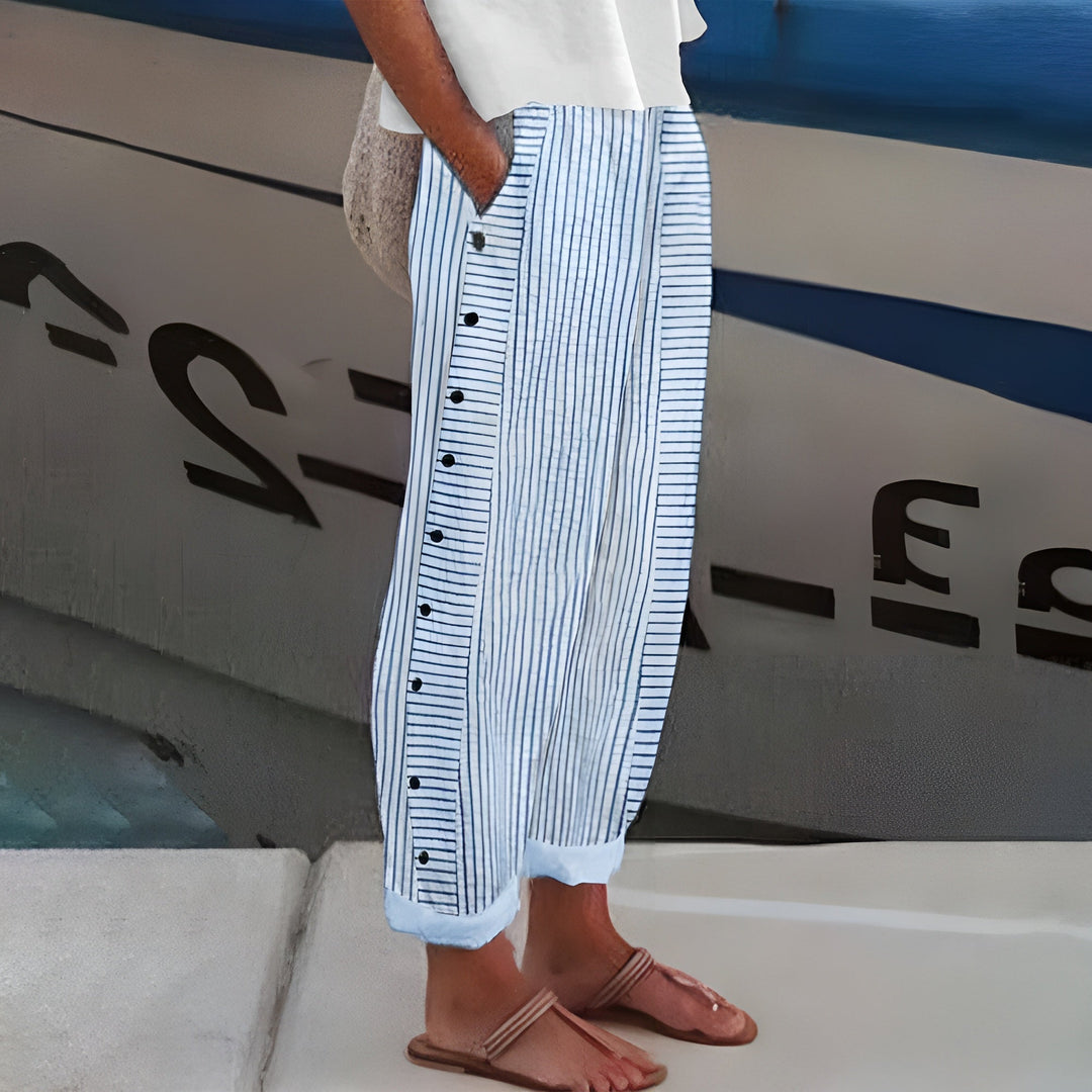 BARBARA COMFORTABLE TROUSERS WITH SIDE POCKETS
