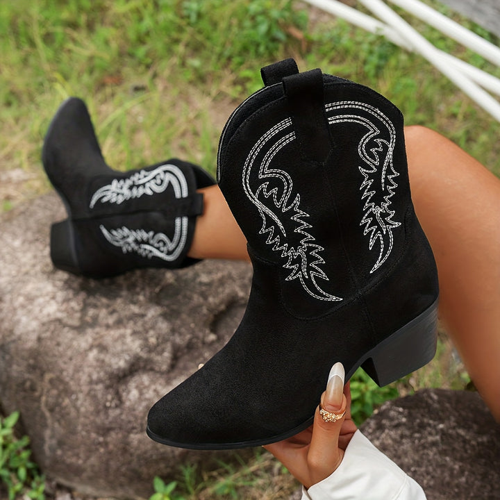 Marigold Embroidered Orthopedic Boots