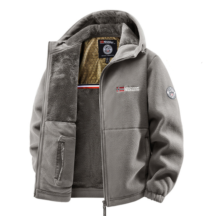 Andres Fleece-Lined Hooded Jacket