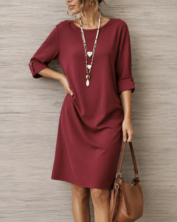 Marielle Flattering Flowing Midi Dress