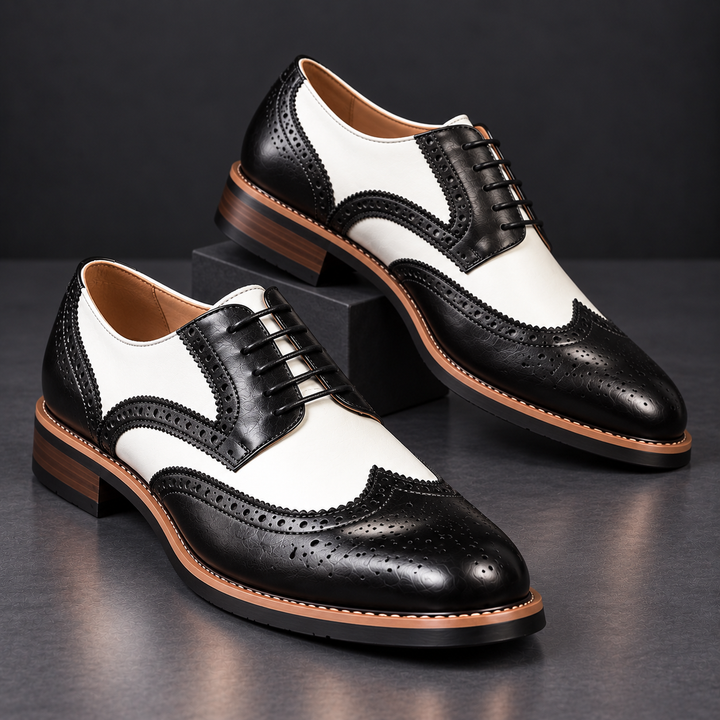 Nico Brogue Leather Oxfords