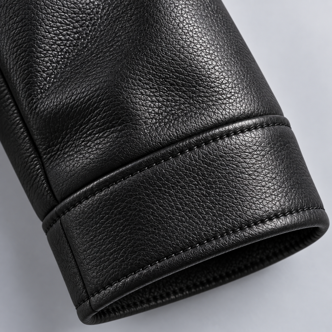 Hayes Sherpa-Lined Leather Jacket