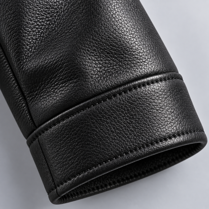 Hayes Sherpa-Lined Leather Jacket