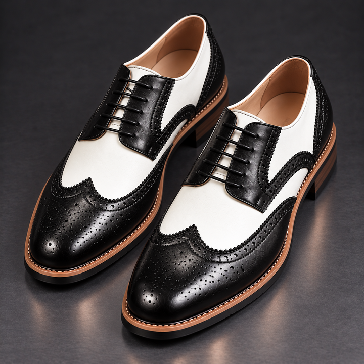 Nico Brogue Leather Oxfords