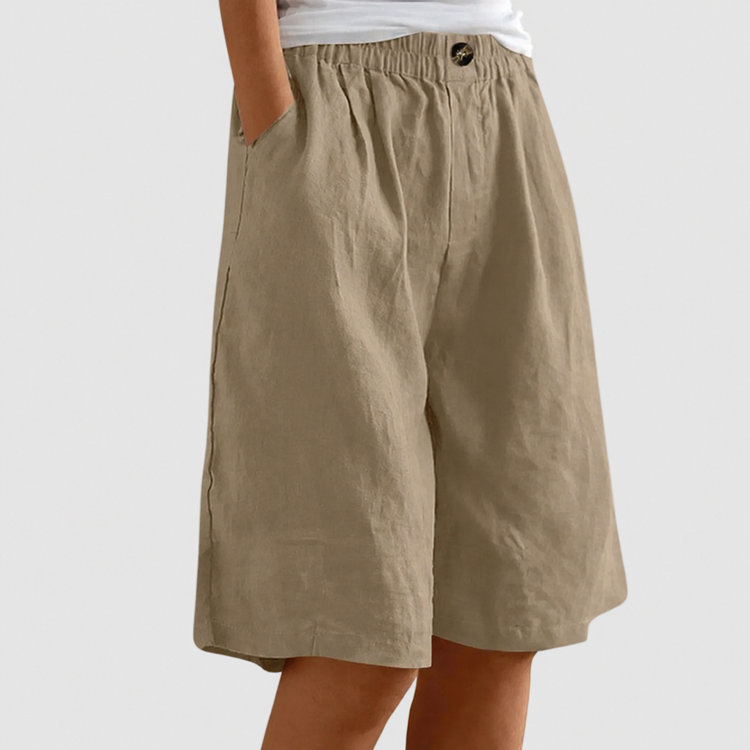 Madeleine Loose-fitting shorts with an elasticated waist