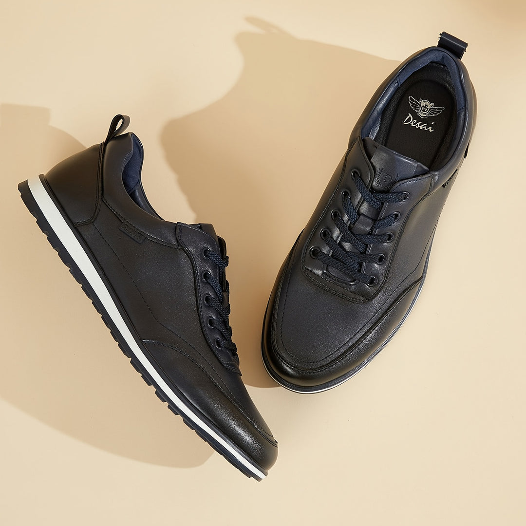 PRESTON LIGHTWEIGHT LEATHER SNEAKERS