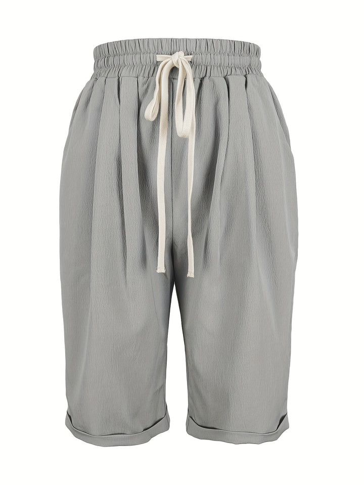 ANNE RELAXED CAPRI TROUSERS