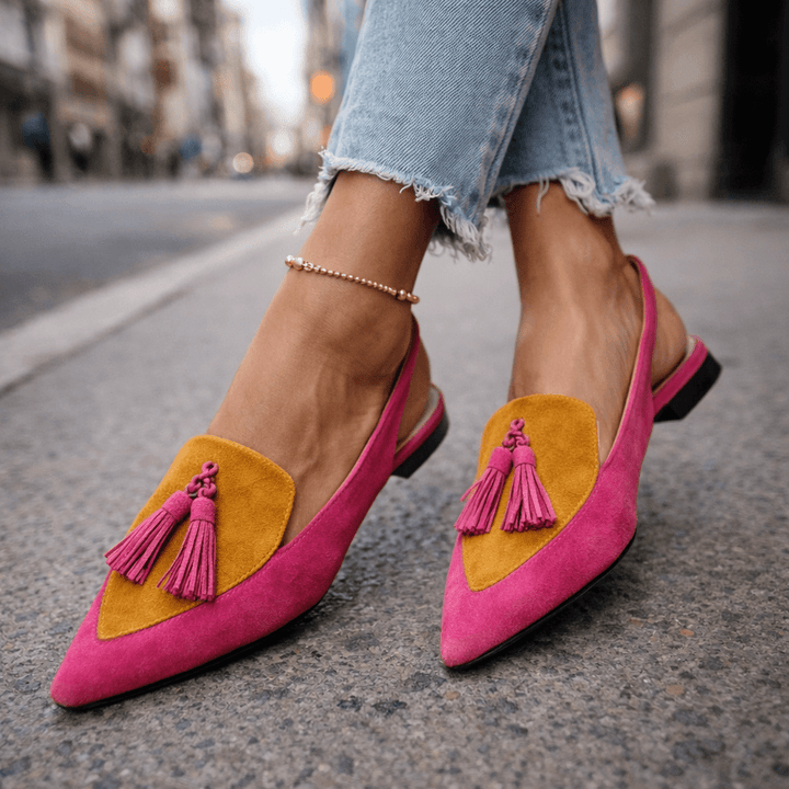 Eliza Sandals with straps and tassels