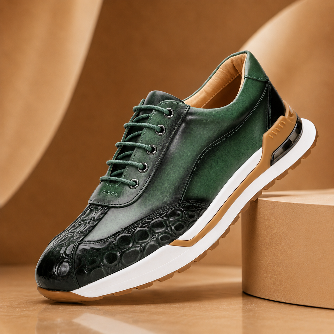 Santino Orthopaedic Leather Trainers