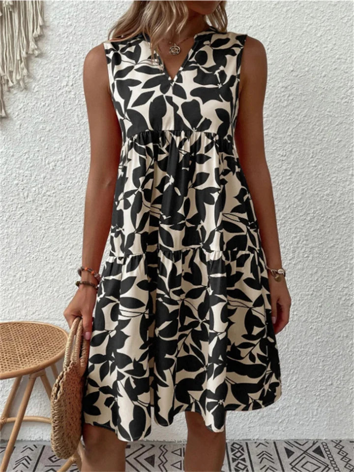 Hermien Beautiful Floral Midi Dress