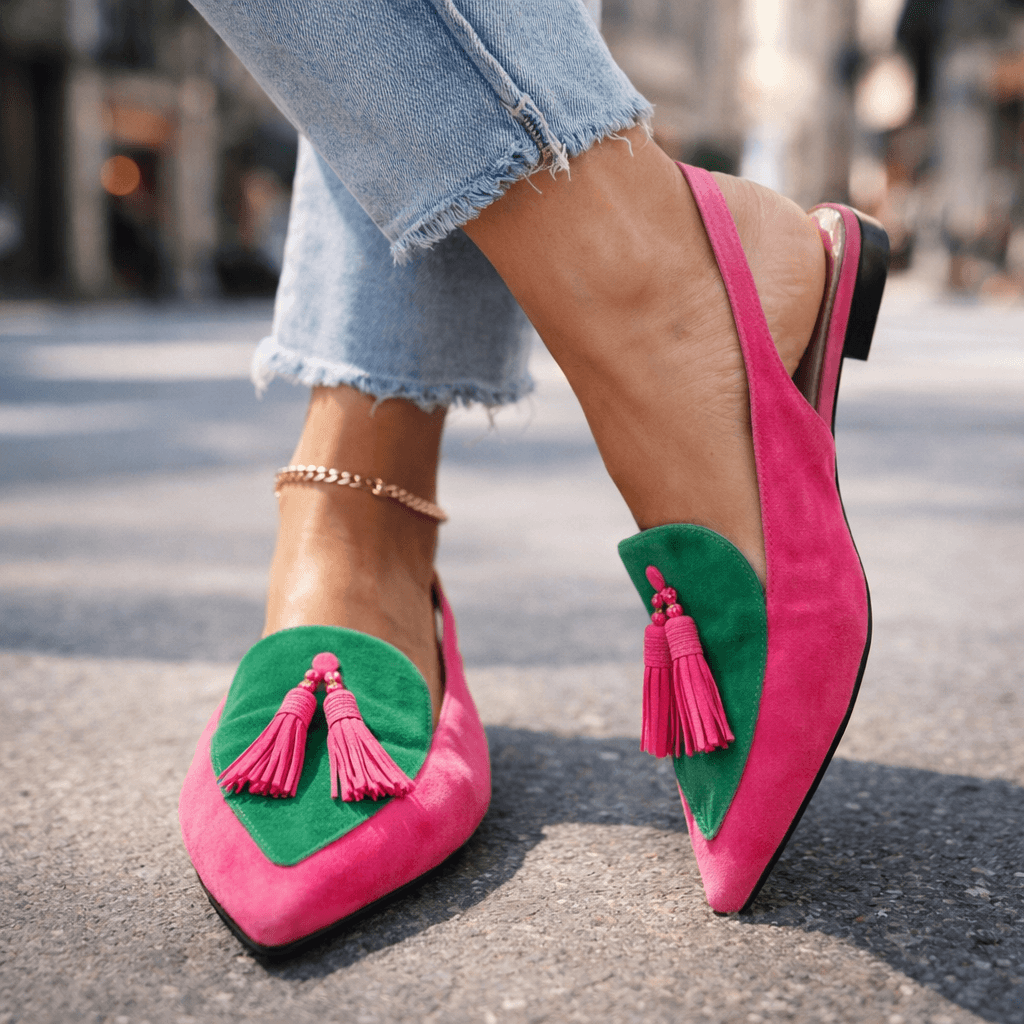 Eliza Sandals with straps and tassels