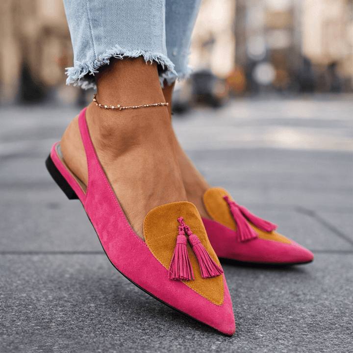 Eliza Sandals with straps and tassels