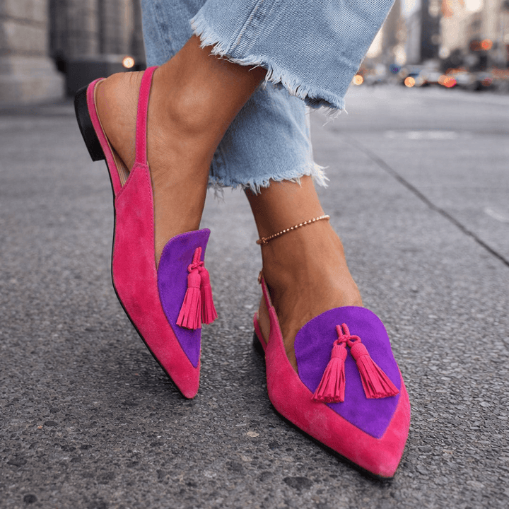 Eliza Sandals with straps and tassels