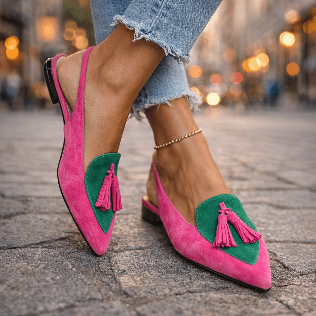 Eliza Sandals with straps and tassels