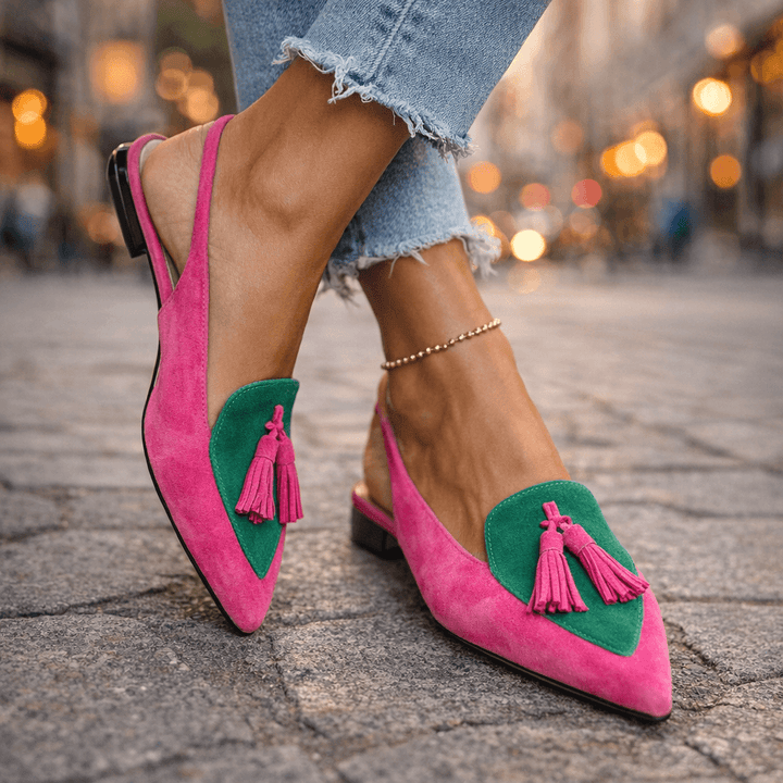 Eliza Sandals with straps and tassels