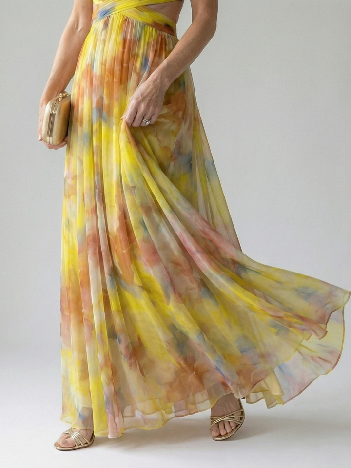 Isel Soft Wrap Maxi Dress by Roseworth London