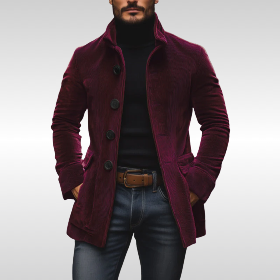 Hernan Slim-Fit Corduroy Jacket