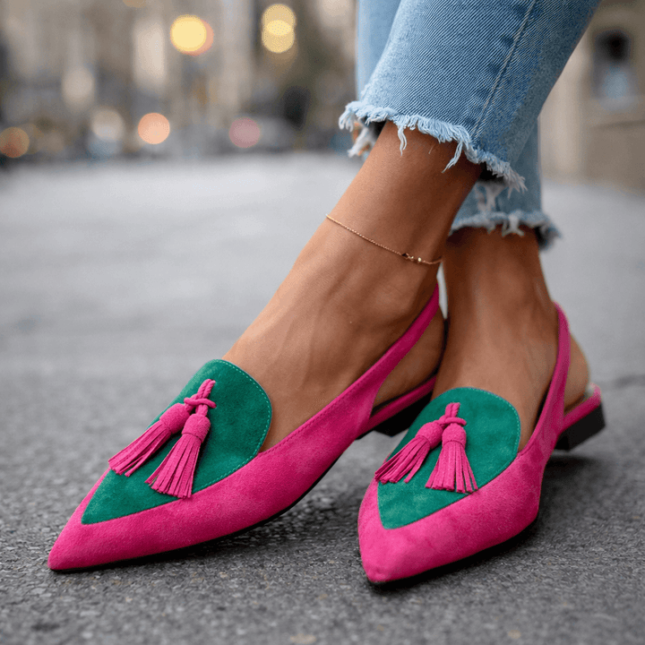 Eliza Sandals with straps and tassels