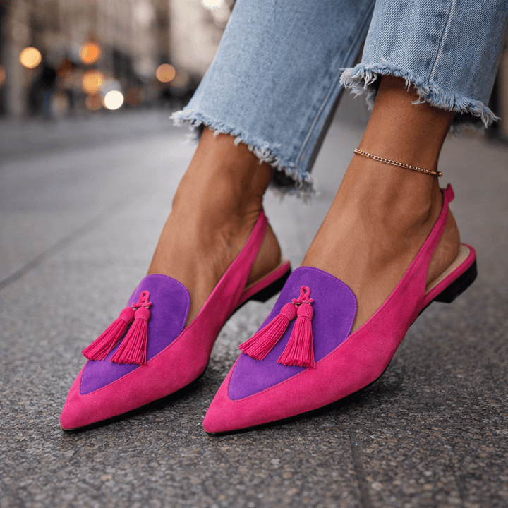 Eliza Sandals with straps and tassels