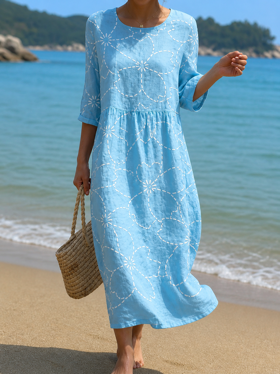 Floral-print dress by Roseworth London