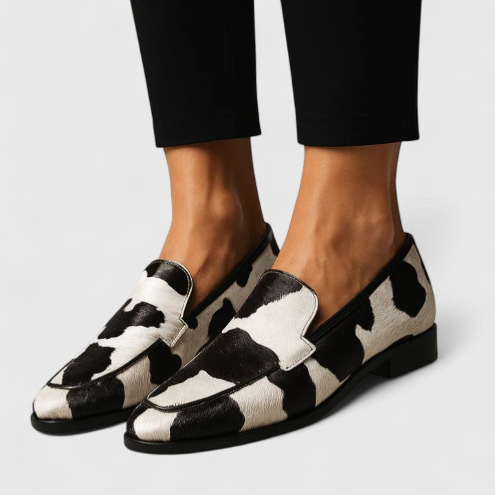 Two-Tone Print Loafer by Roseworth London