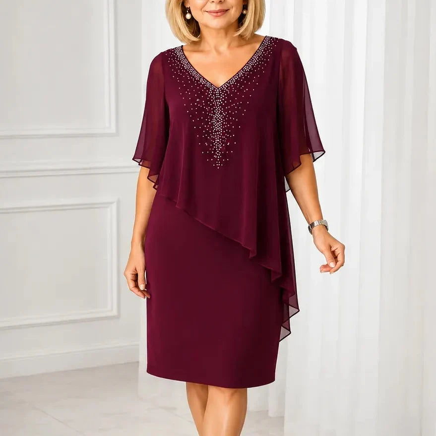 Joise Draped Occasion Dress