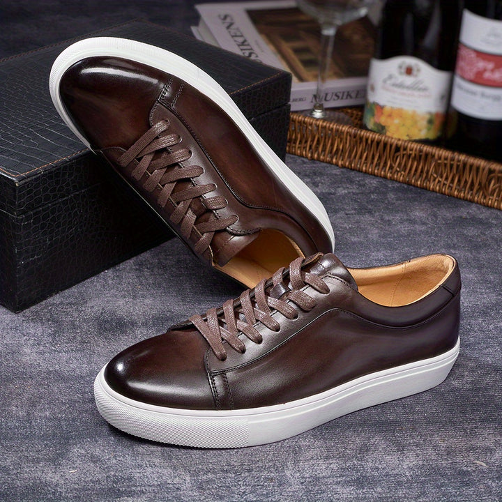 SHOREDITCH LEATHER SNEAKERS