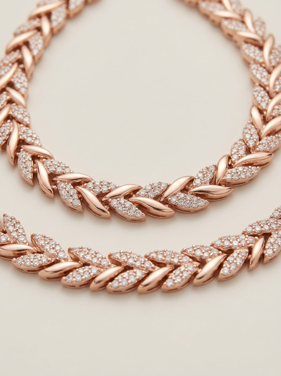 Maren Fish-Tail Necklace & Bracelet Set