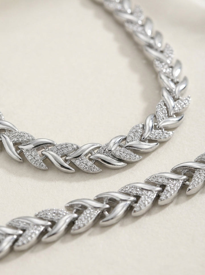 Maren Fish-Tail Necklace & Bracelet Set