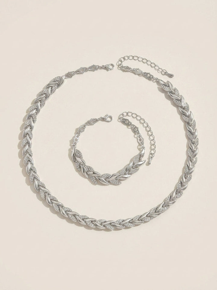 Maren Fish-Tail Necklace & Bracelet Set