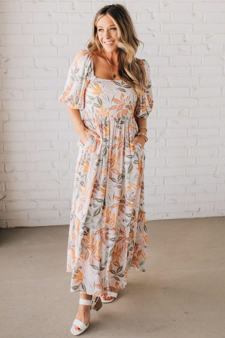 ELARA FLORAL MAXI DRESS