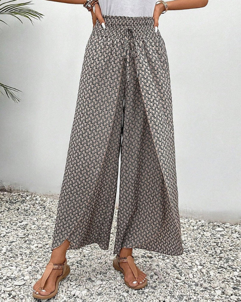 VERA RELAXED WIDE LEG TROUSERS