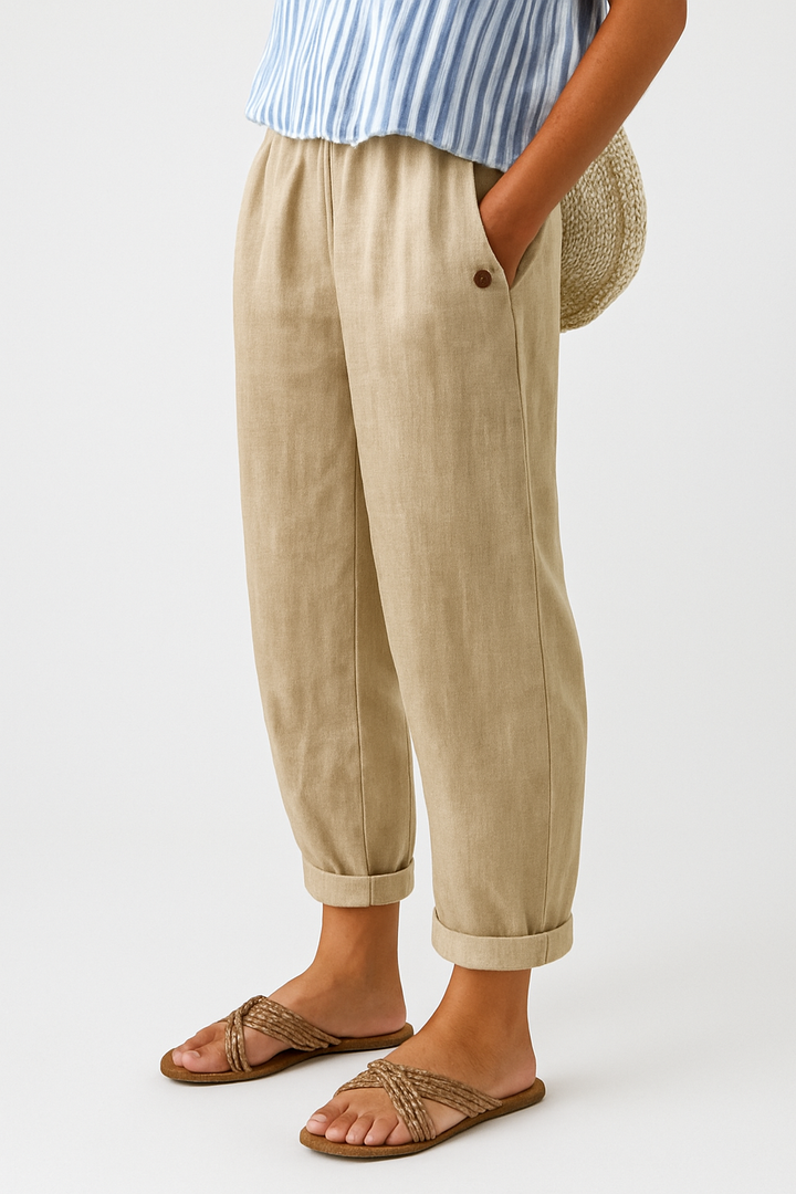 WANDA STYLISH TROUSERS WITH SIDE POCKETS