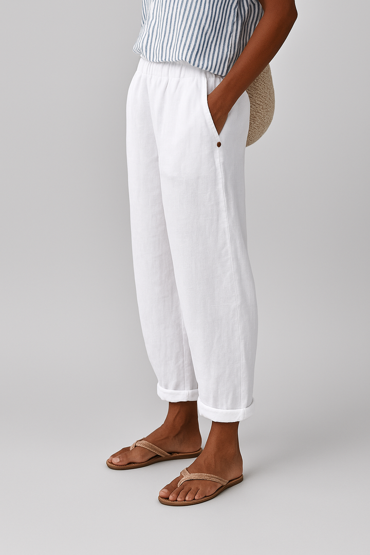 WANDA STYLISH TROUSERS WITH SIDE POCKETS