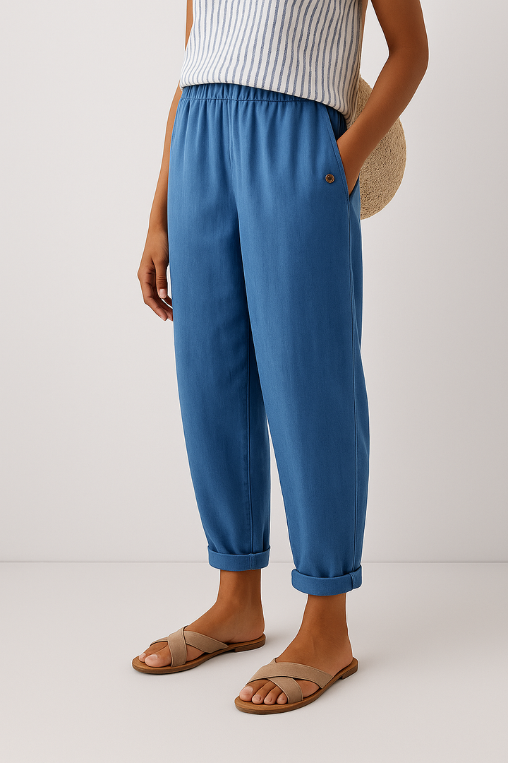 WANDA STYLISH TROUSERS WITH SIDE POCKETS