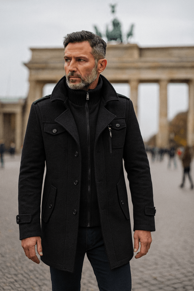 Luciano Two-Piece Wool-Blend Coat