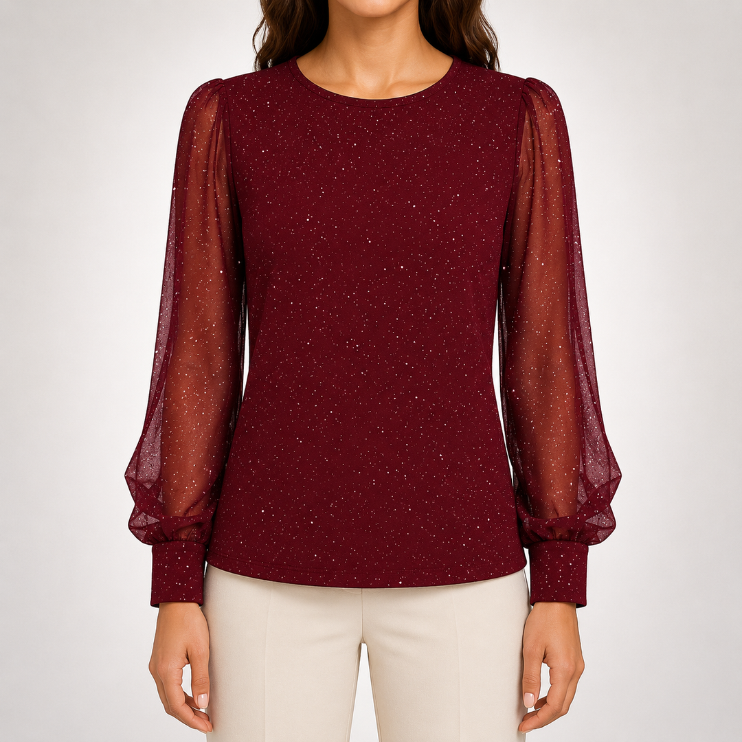 Vivienne Elegant Shimmer Blouse