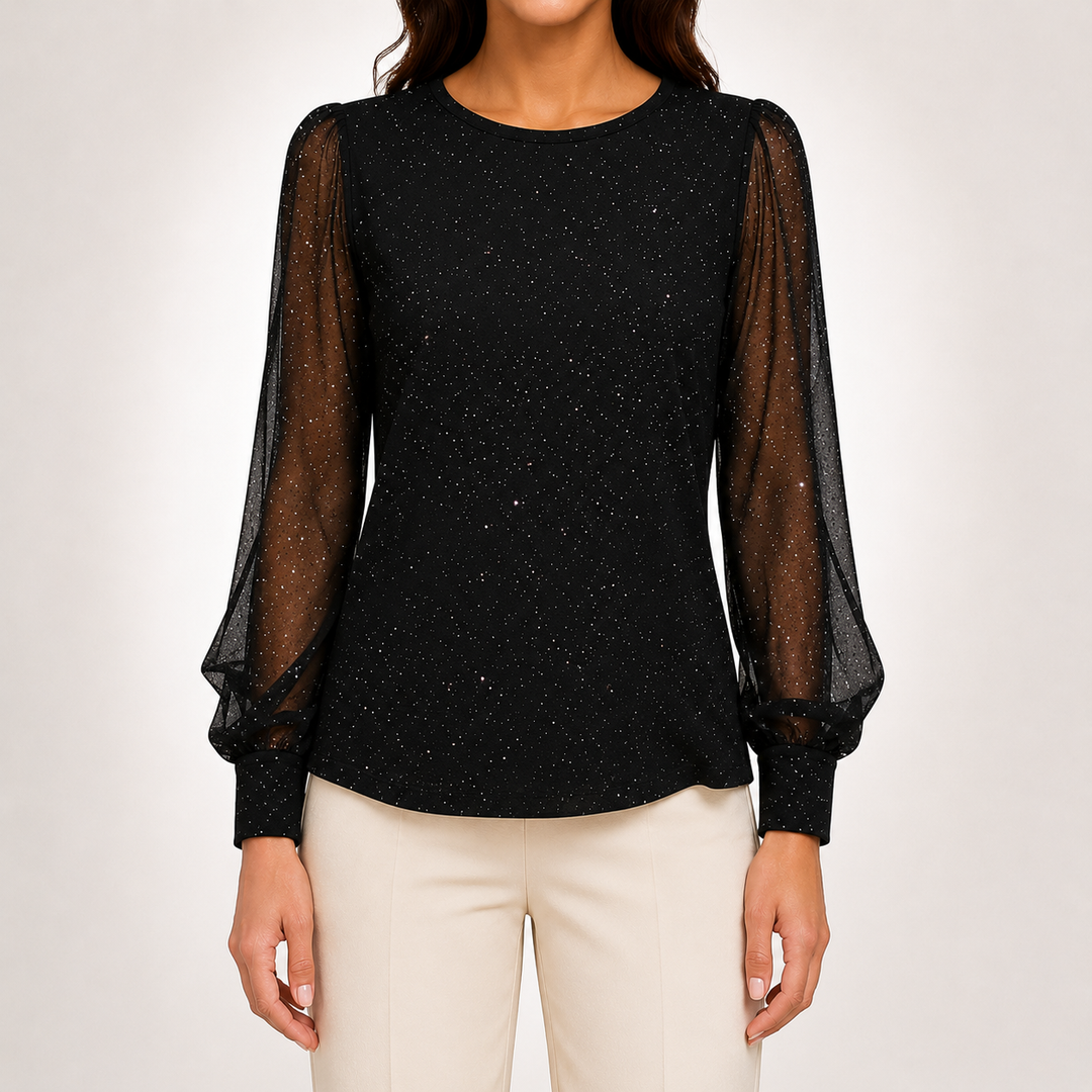 Vivienne Elegant Shimmer Blouse