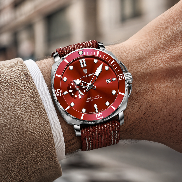 Crimson Versatile Men's Watch