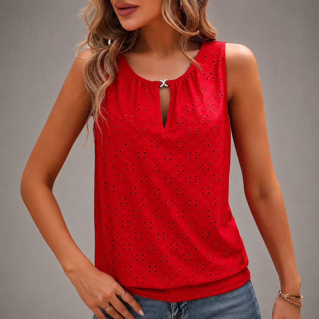 Noelle Eyelet Blouse