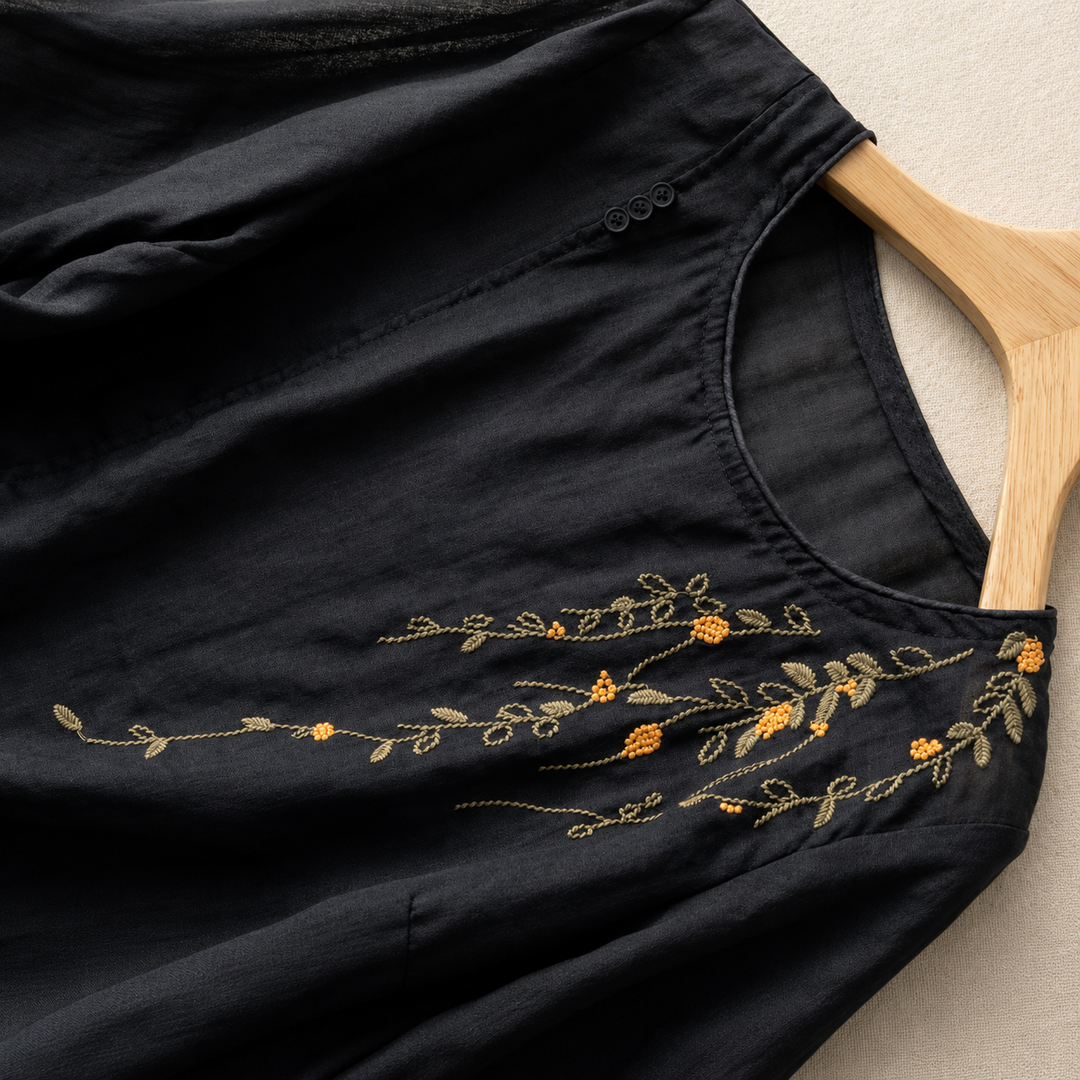 Adeline Cotton Linen Blouse