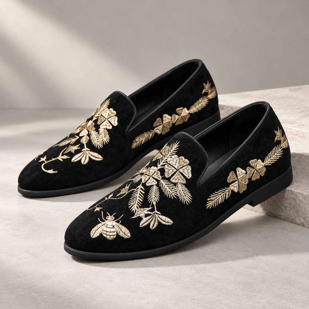 Alessandro Embroidered Men’s Loafers