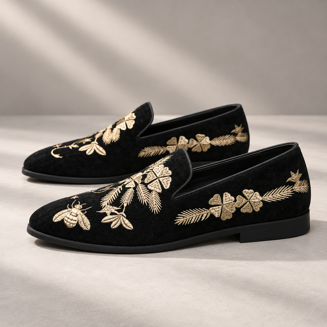 Alessandro Embroidered Men’s Loafers
