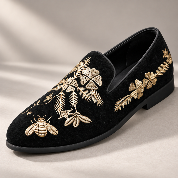 Alessandro Embroidered Men’s Loafers