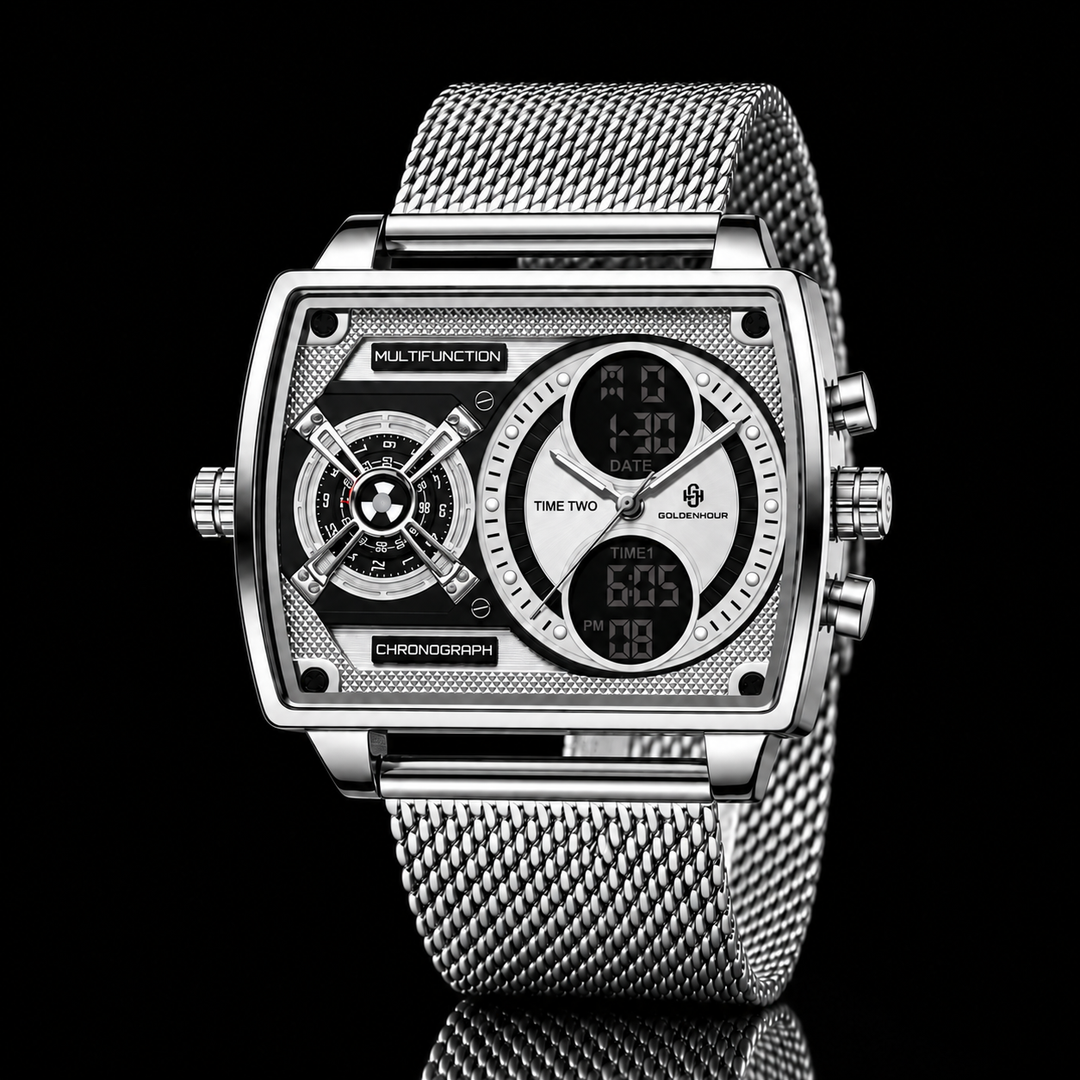 Marksman Dual-Time Quartz Watch