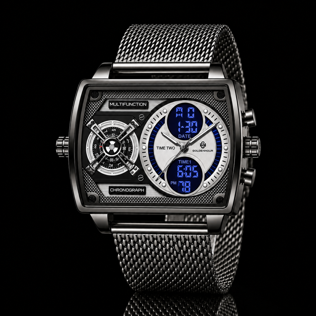 Marksman Dual-Time Quartz Watch