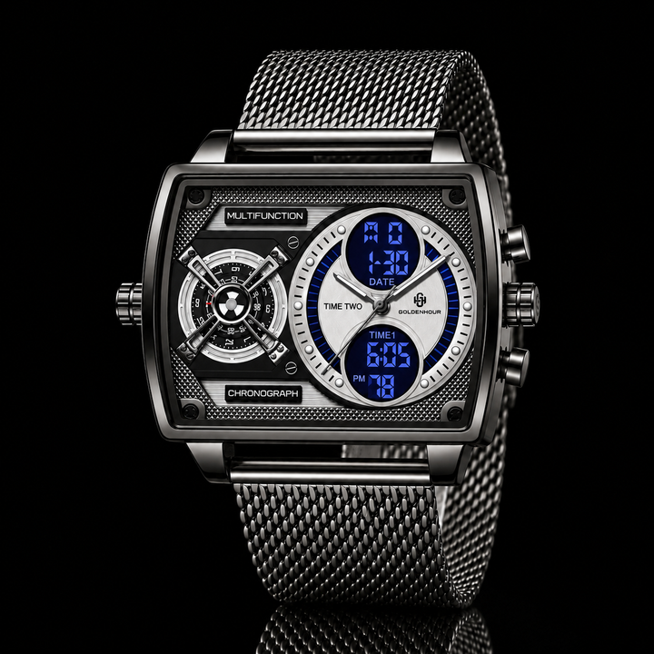 Marksman Dual-Time Quartz Watch
